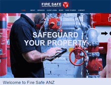 Tablet Screenshot of firesafeanz.com.au